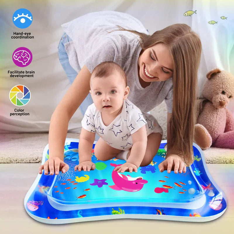 ( FREE HOME DELIVERY ) Baby Tummy Time Water Play Mat | Limited Offer Upto 50% Off