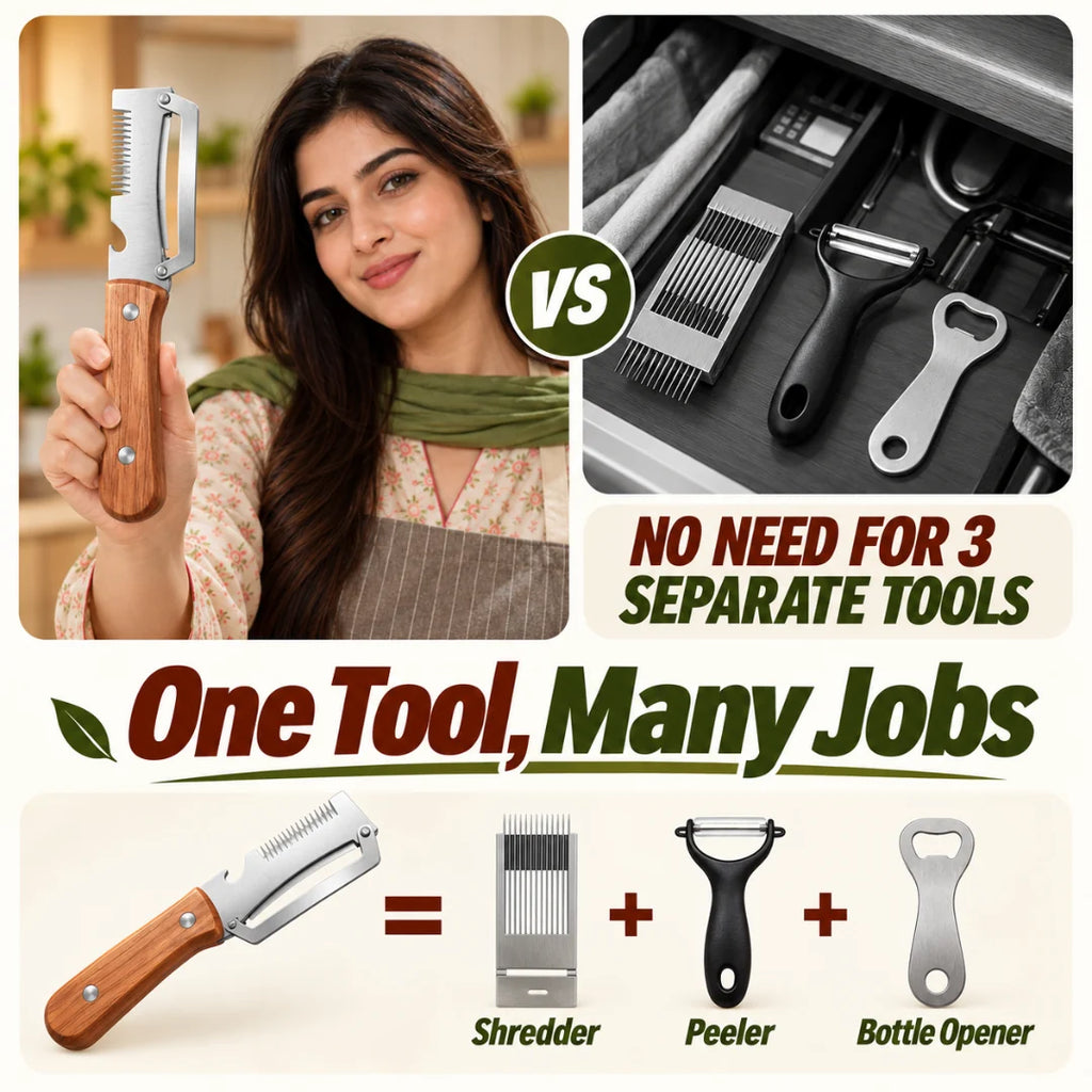 3-in-1 Peeler, Slicer & Shredder