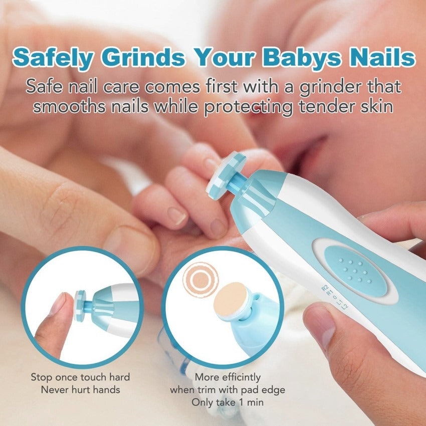 Electric Baby Nail Trimmer – Quiet, Safe & Easy