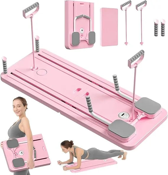 8-in-1 Foldable Pilates Board & Home Gym Kit