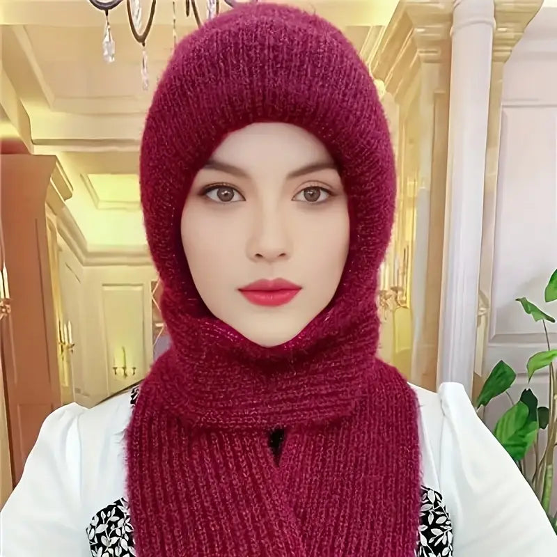 ✨ Cozy 2-in-1 Winter Beanie & Scarf – Up to 45% OFF 💖 (Free Home Delivery 🚚)