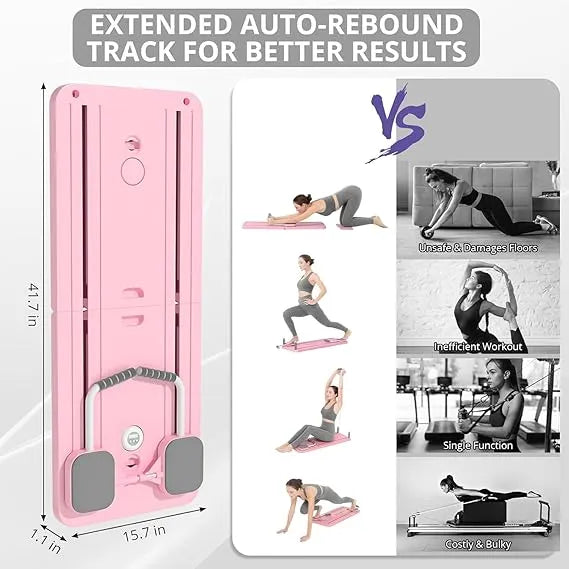 8-in-1 Foldable Pilates Board & Home Gym Kit