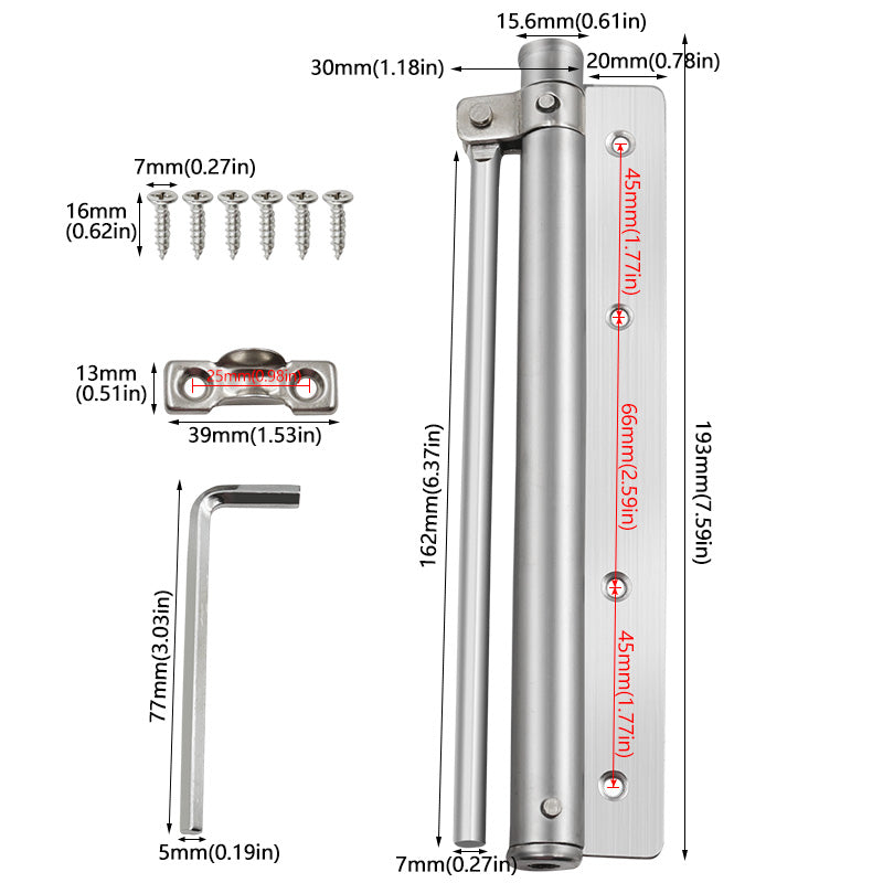 Adjustable  Automatic Door Closer – Up to 35% Off