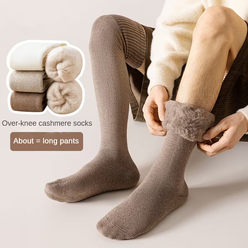 Pair Winter Knee-High Socks for Men and Women – Upto 45% Off
