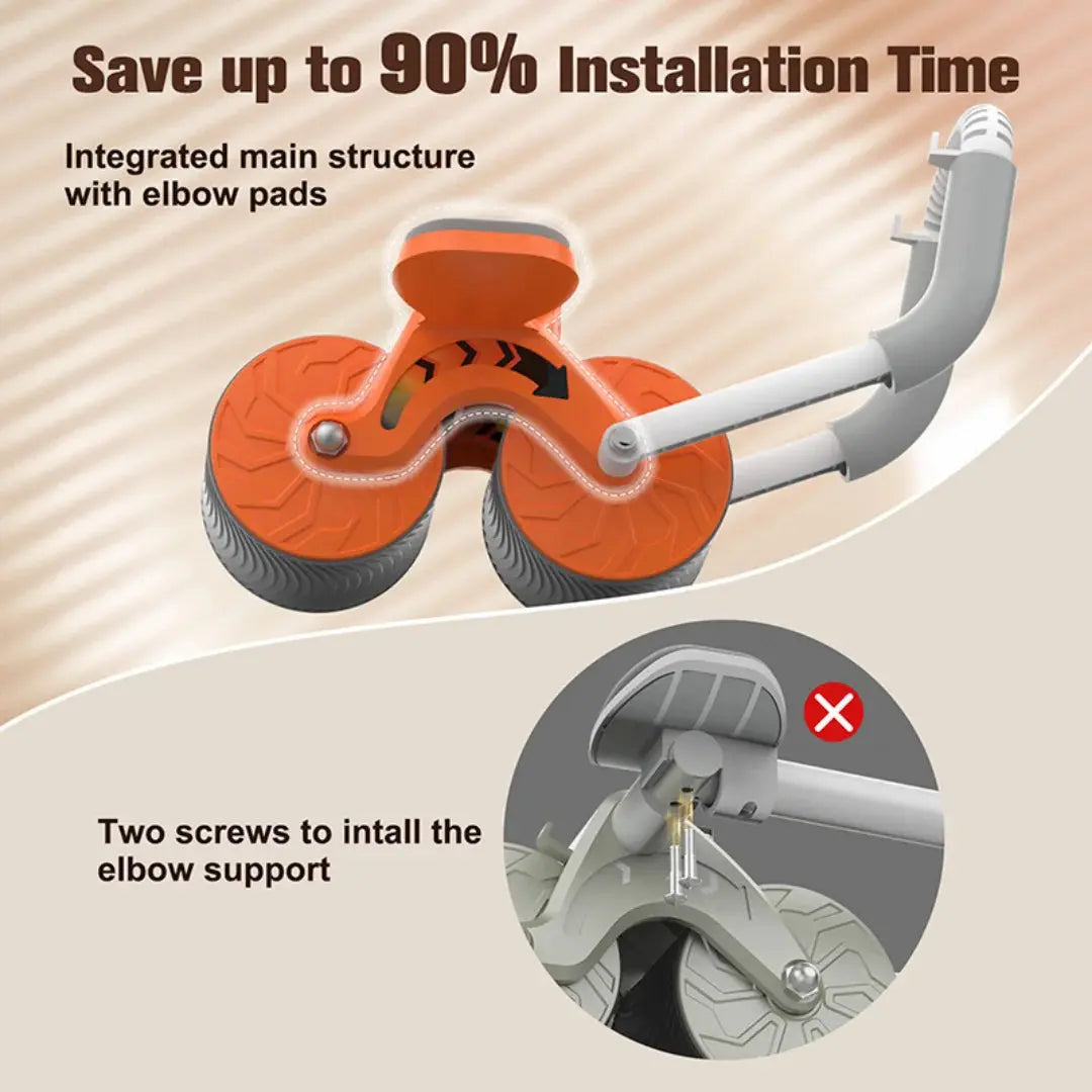 Ab Roller Wheel with Elbow Support