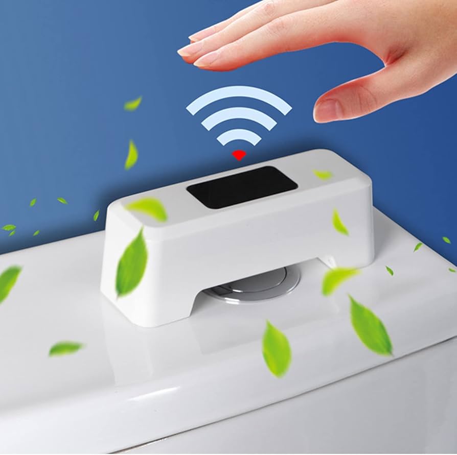 Automatic Sensing Toilet Flush Button, Touchless Smart Toilet Sensor (Free Home Delivery)