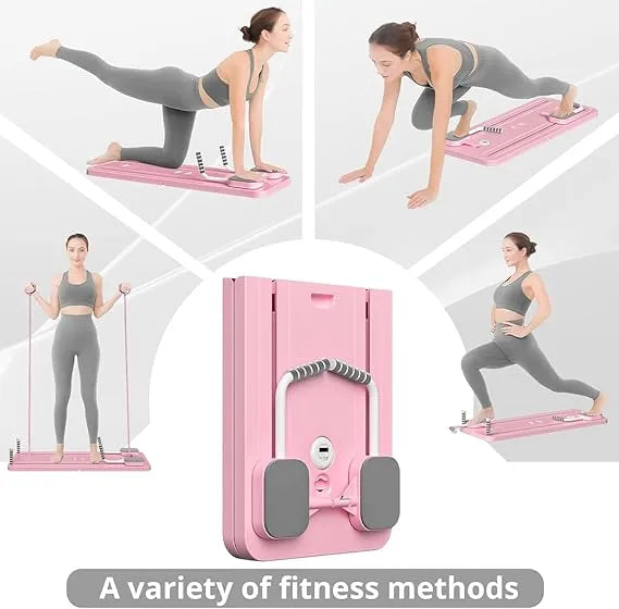 8-in-1 Foldable Pilates Board & Home Gym Kit