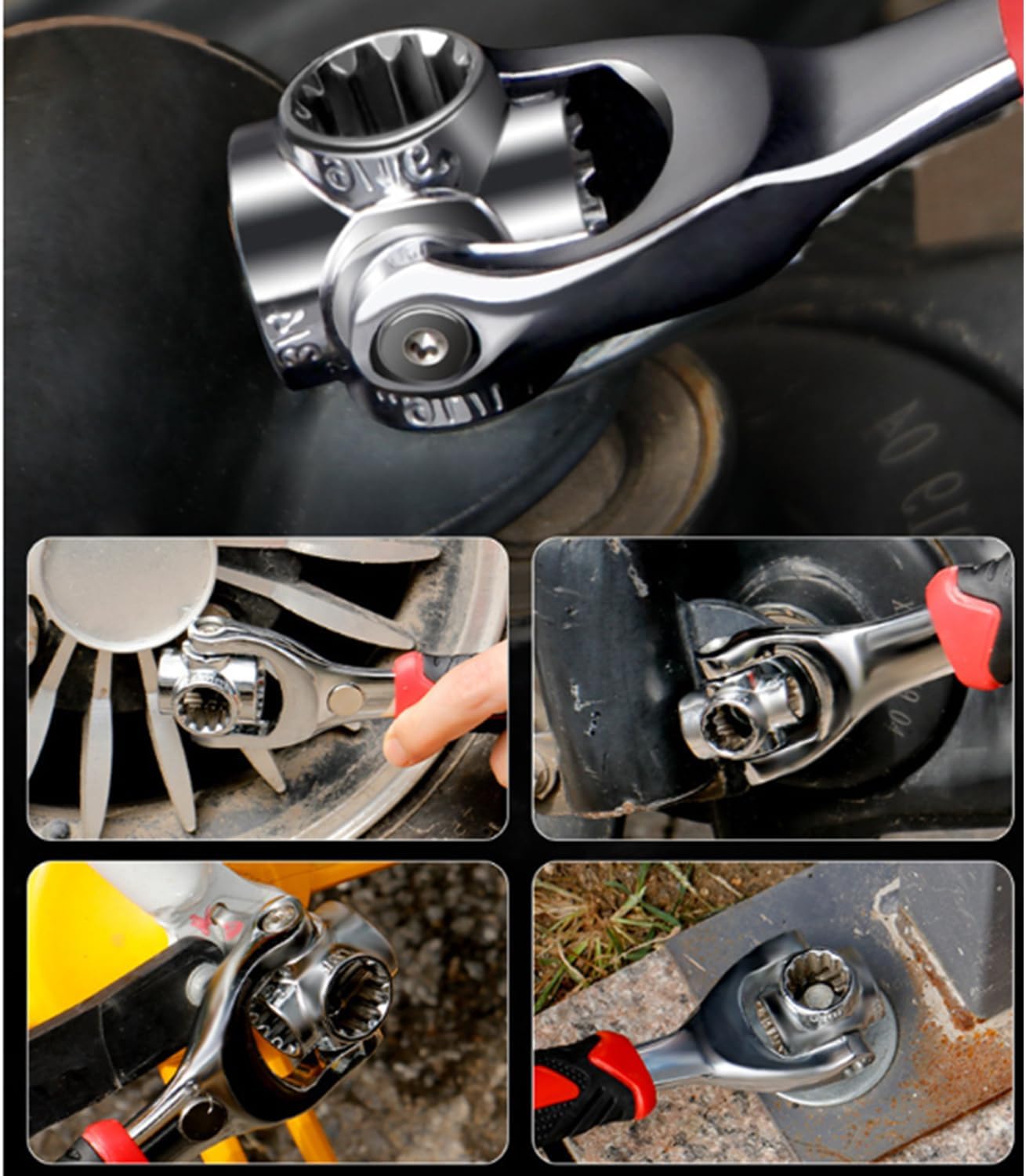52-in-1 360° Rotating Universal  Wrench