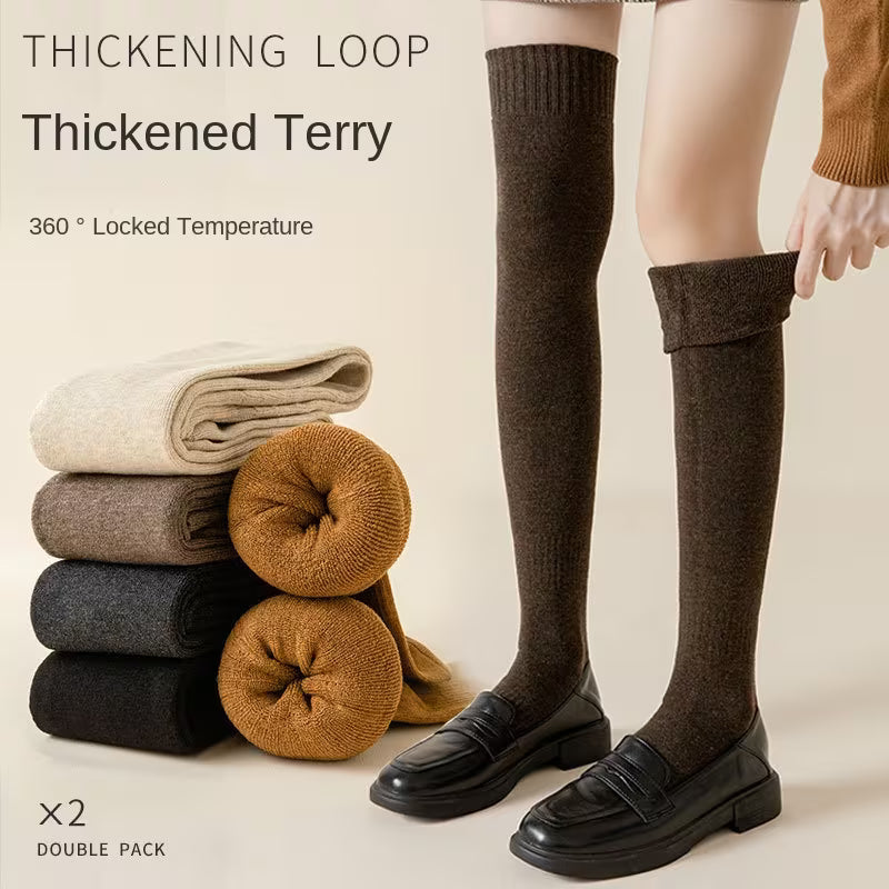 Pair Winter Knee-High Socks for Men and Women – Upto 45% Off