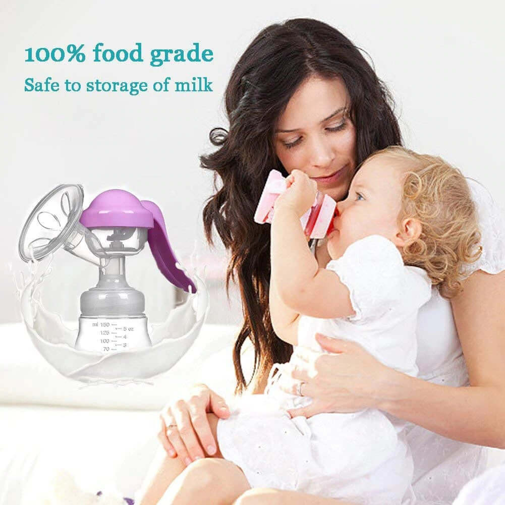 ( FREE HOME DELIVERY ) Smart Baby – Double Power Manual Breast Pump Milk Extractor For Baby Feeding - BPA Free ✅