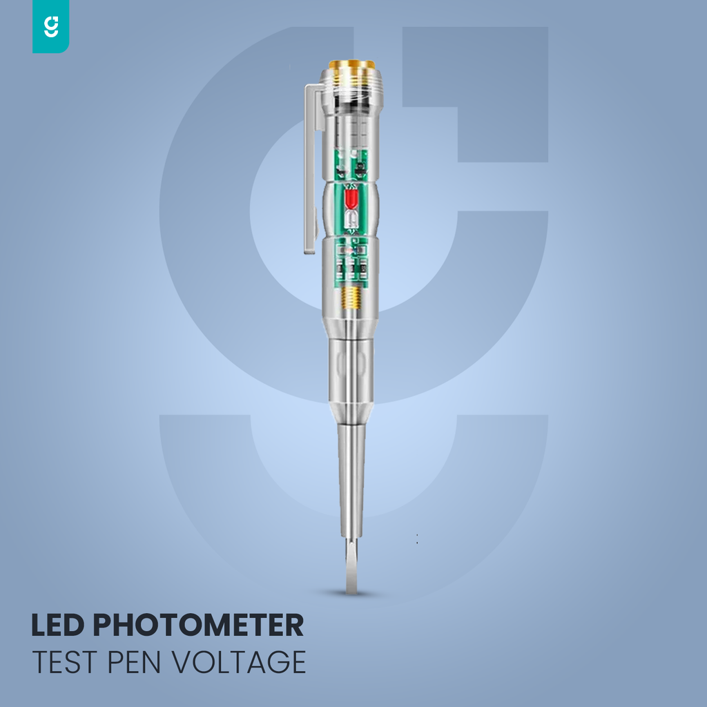 LED Photometer Test Pen Voltage Detector Voltmeter 24-250V