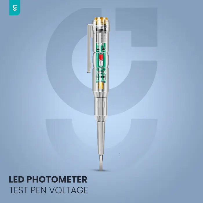 LED Photometer Test Pen Voltage Detector Voltmeter 24-250V