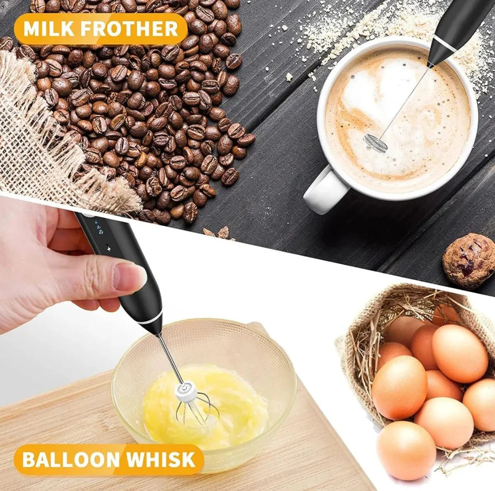 Rechargeable Electric Coffee & Egg Beater | Up to 40% OFF