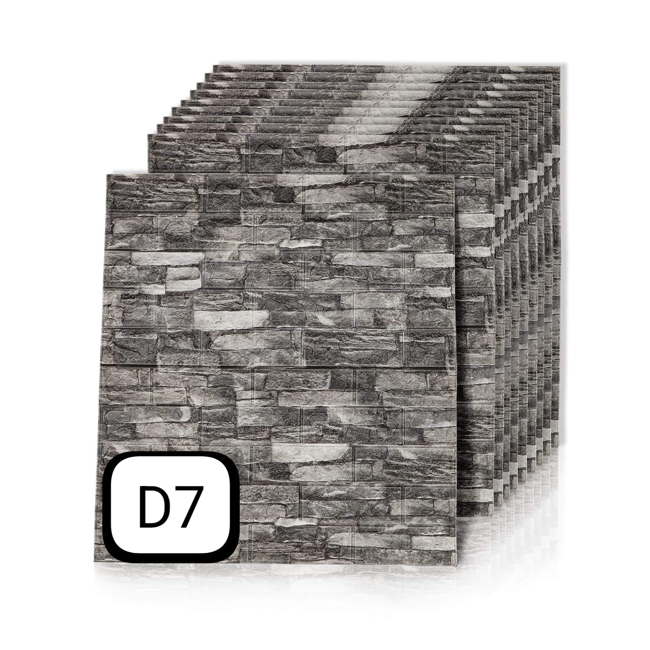 3D Brick Design Self-Adhesive Waterproof Foam Sheet 3D PE Foam Wallpaper