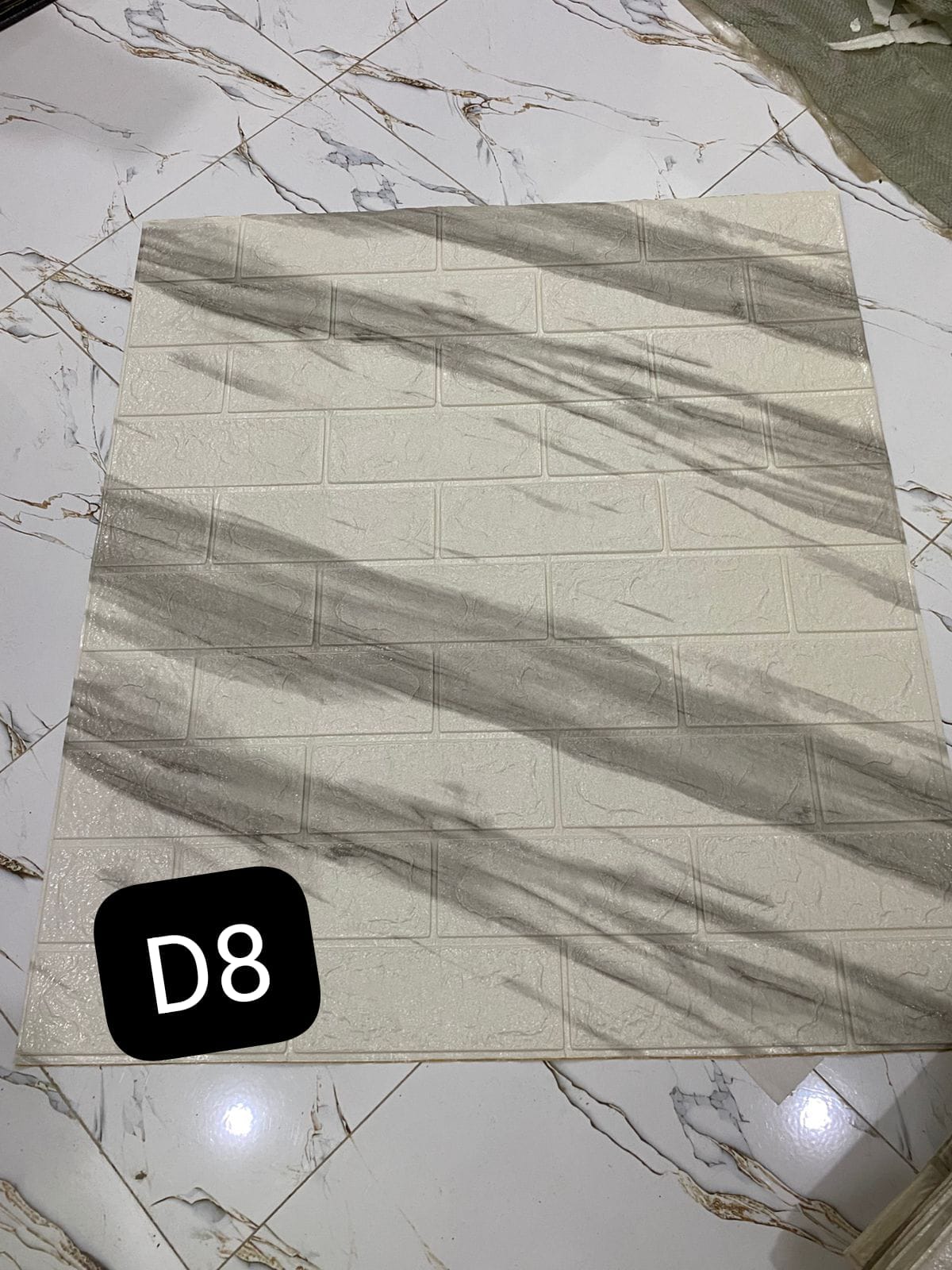 3D Brick Design Self-Adhesive Waterproof Foam Sheet 3D PE Foam Wallpaper