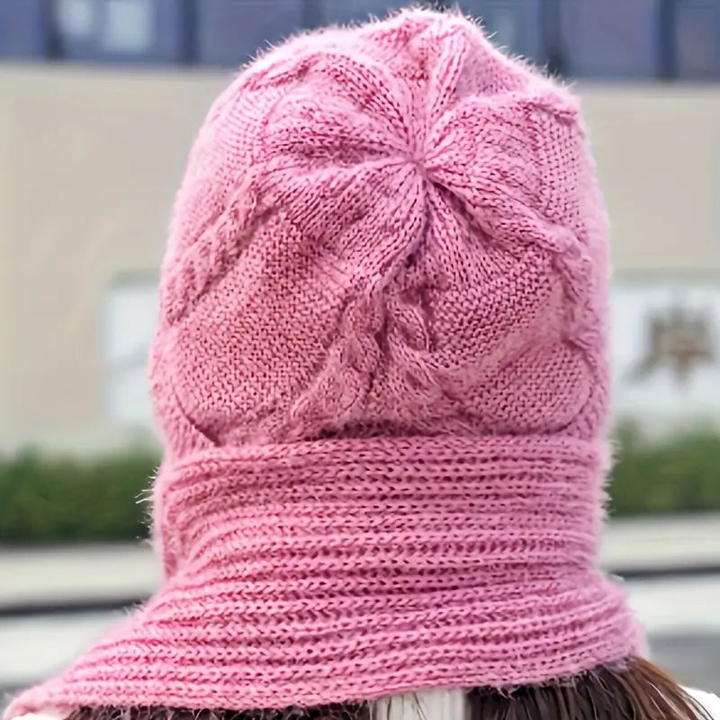 ✨ Cozy 2-in-1 Winter Beanie & Scarf – Up to 45% OFF 💖 (Free Home Delivery 🚚)