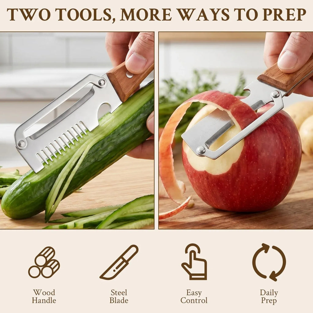3-in-1 Peeler, Slicer & Shredder