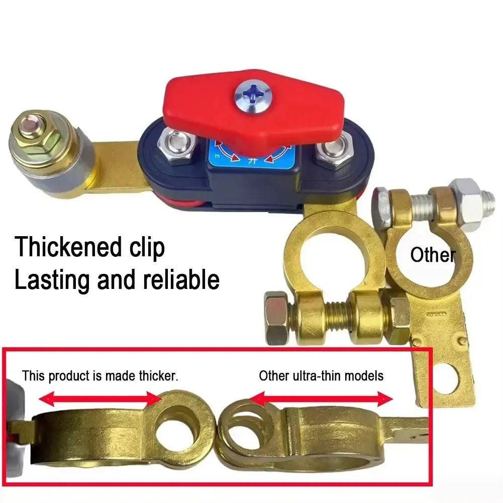 Universal Car Battery Disconnect Switch with Pure Copper Terminal