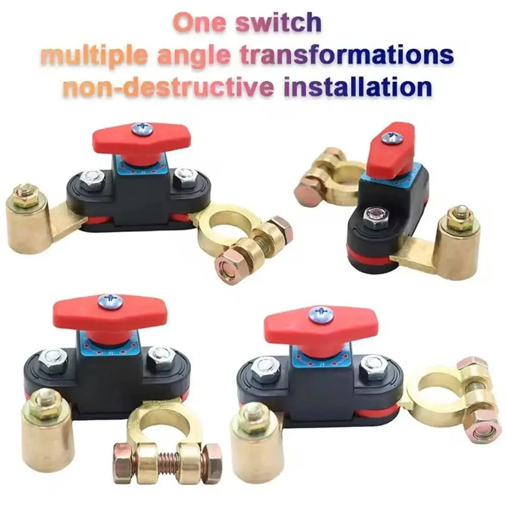 Universal Car Battery Disconnect Switch with Pure Copper Terminal