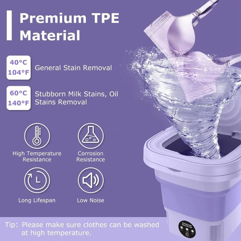 Foldable Portable Mini Washing Machine