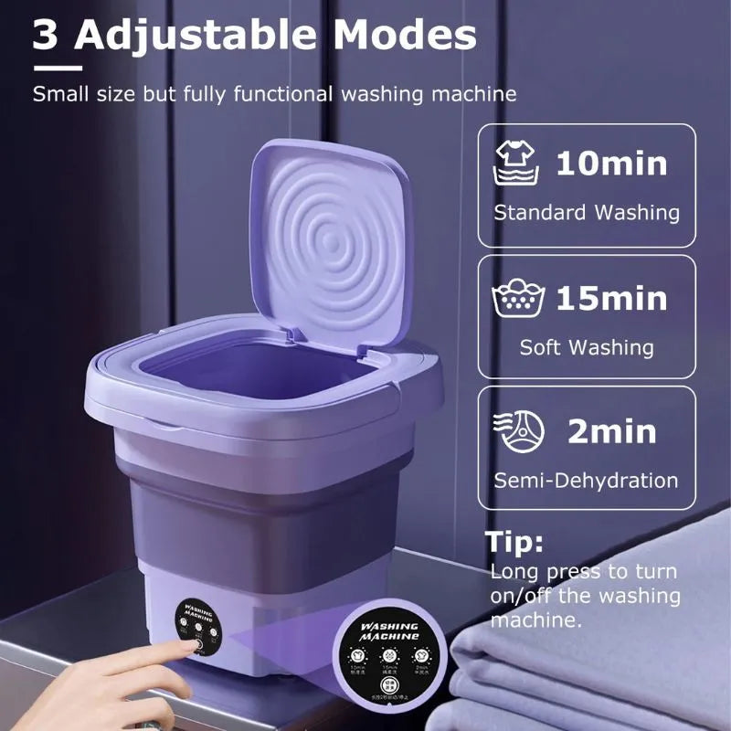Foldable Portable Mini Washing Machine