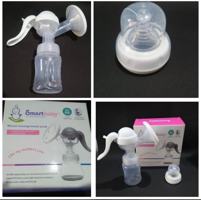 ( FREE HOME DELIVERY ) Smart Baby – Double Power Manual Breast Pump Milk Extractor For Baby Feeding - BPA Free ✅