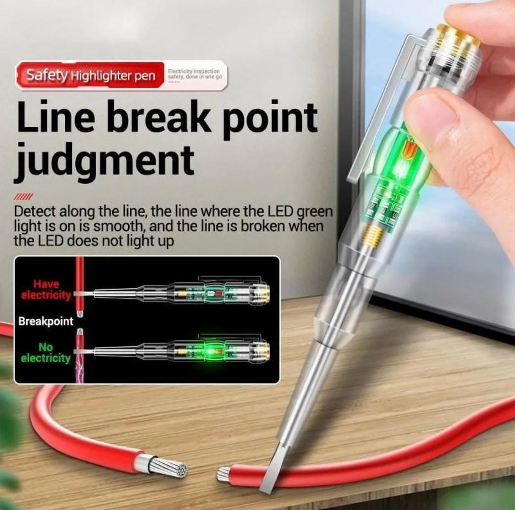 LED Photometer Test Pen Voltage Detector Voltmeter 24-250V
