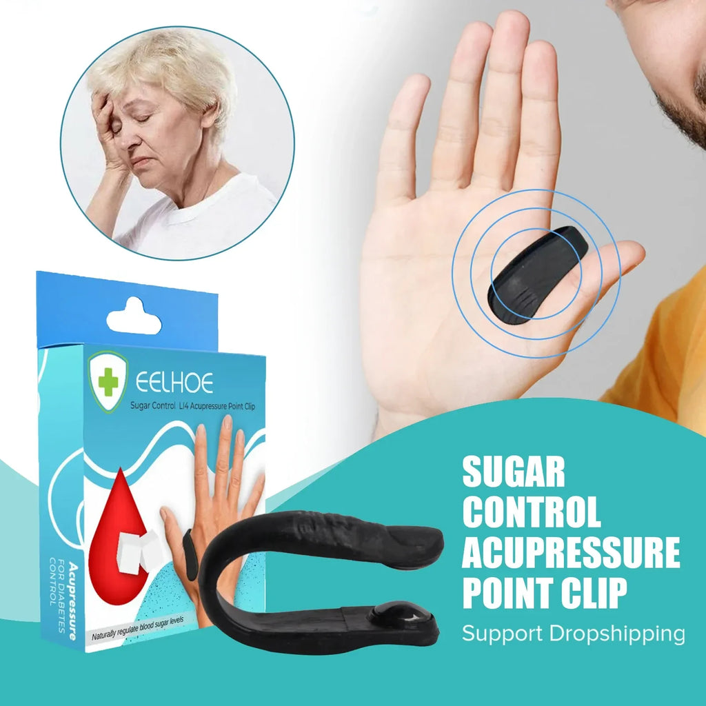 Portable Acupressure Sugar  Clip